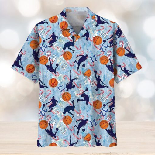 Basketball Christmas Hawaiian Shirt