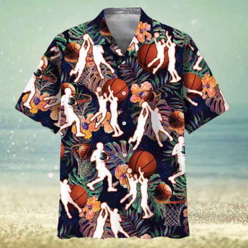 Basketball Team Tropical Hawaiian Shirt