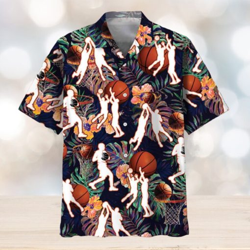 Basketball Team Tropical Hawaiian Shirt