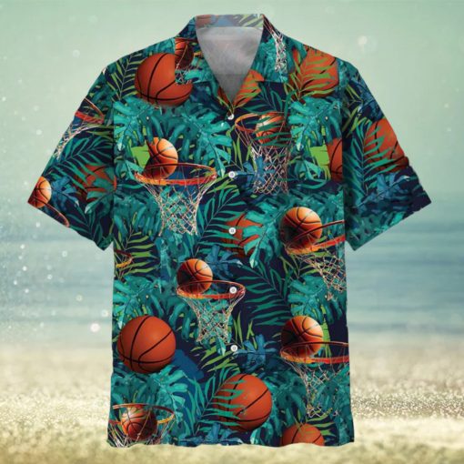 Basketball Tropical Hawaiian Shirt