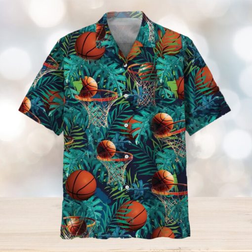 Basketball Tropical Hawaiian Shirt