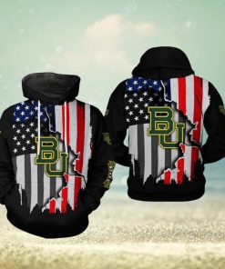 Baylor Bears NCAA US Flag 3D Printed Hoodie