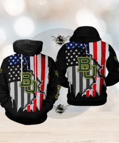 Baylor Bears NCAA US Flag 3D Printed Hoodie