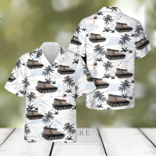 Beach armoured recovery vehicle WWII Hawaiian Shirt