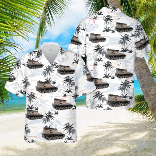 Beach armoured recovery vehicle WWII Hawaiian Shirt