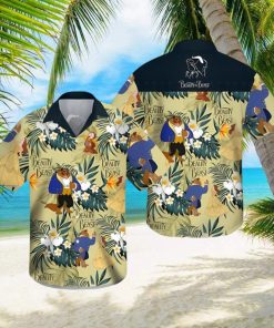 Beauty And The Beast Summer Vacation 3D Hawaii Shirt