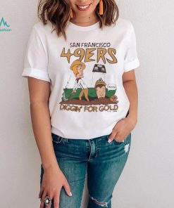 Beavis And Butt Head San Francisco 49ers football NFL Diggin’ For Gold shirt, hoodie, sweater, long sleeve and tank top Beavis And Butt Head San Francisco 49ers football NFL Diggin’ For Gold shirt
