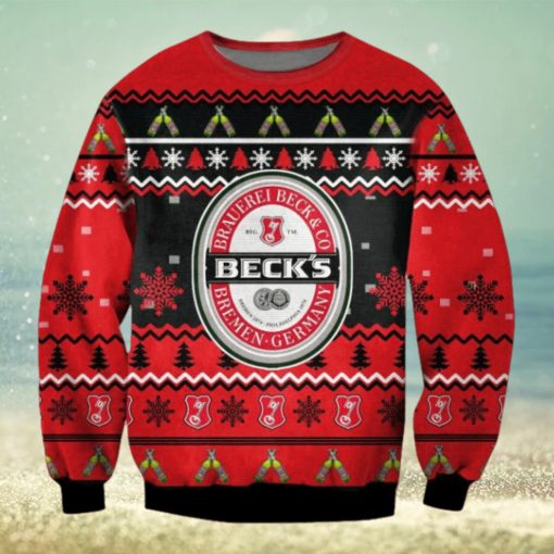 Beck’S Beer Ugly Christmas Sweater