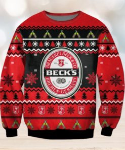 Beck’S Beer Ugly Christmas Sweater