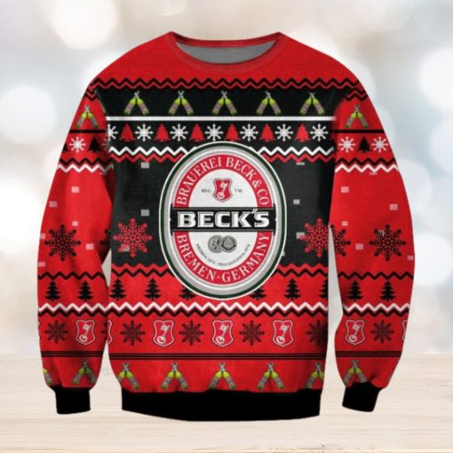 Beck’S Beer Ugly Christmas Sweater