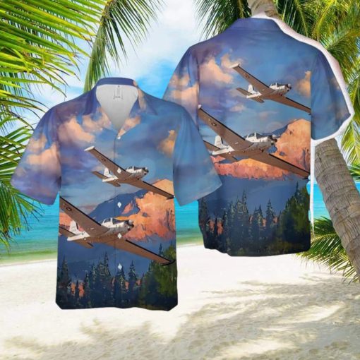 Beechcraft QU 22B Pave Eagle (Beech A36 Bonanza) Hawaiian Shirt Men And Women Gift Aloha Beach Holiday