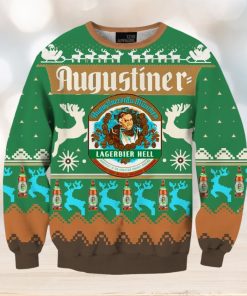 Beers Augustiner 3D Print Fun Green Christmas Sweater