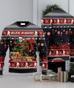 Believe In Bigfoot Christmas Sweater, Gift for Christmas Holiday