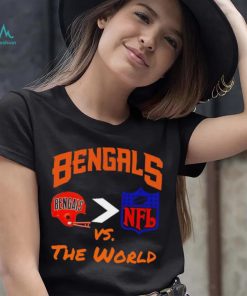 Bengals helmets vs The World NFL shirt