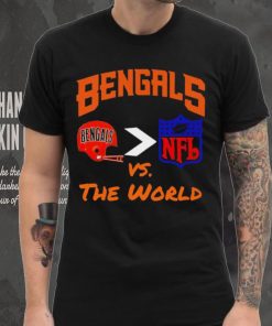 Bengals helmets vs The World NFL shirt, hoodie, sweater, long sleeve and tank top Bengals helmets vs The World NFL shirt