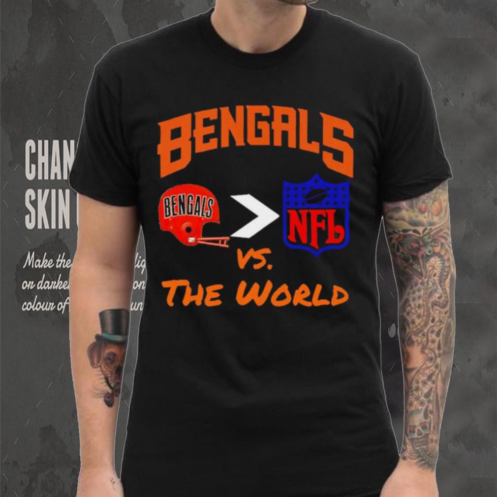 Bengals helmets vs The World NFL shirt Bengals helmets vs The World NFL shirt