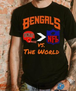 Bengals helmets vs The World NFL shirt, hoodie, sweater, long sleeve and tank top Bengals helmets vs The World NFL shirt