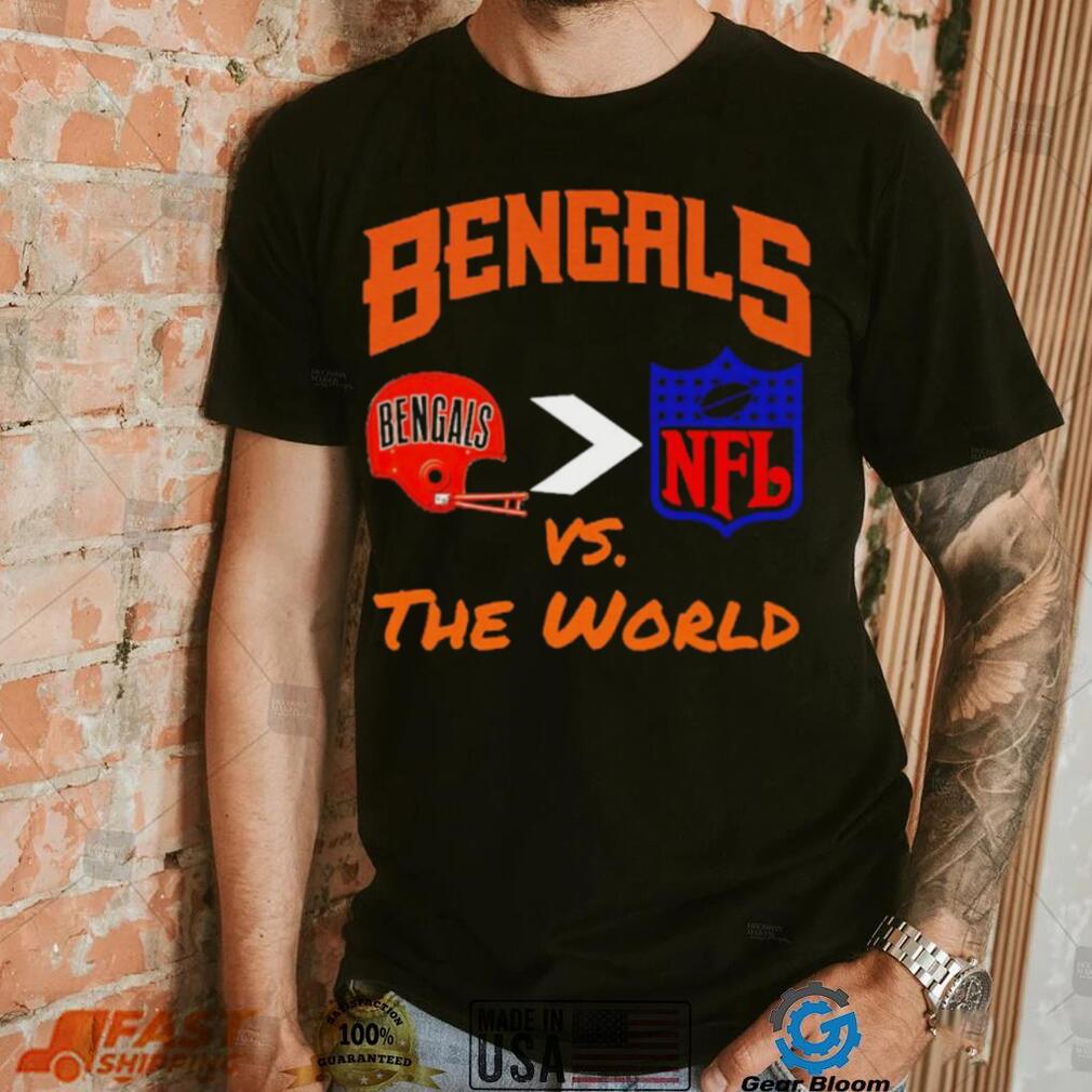 Bengals helmets vs The World NFL shirt Bengals helmets vs The World NFL shirt