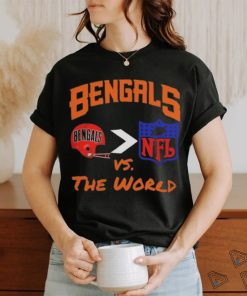 Bengals helmets vs the world NFL Shirt