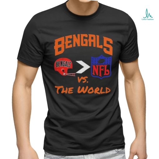 Bengals helmets vs the world NFL Shirt