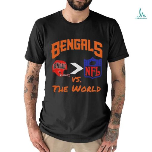 Bengals helmets vs the world NFL Shirt