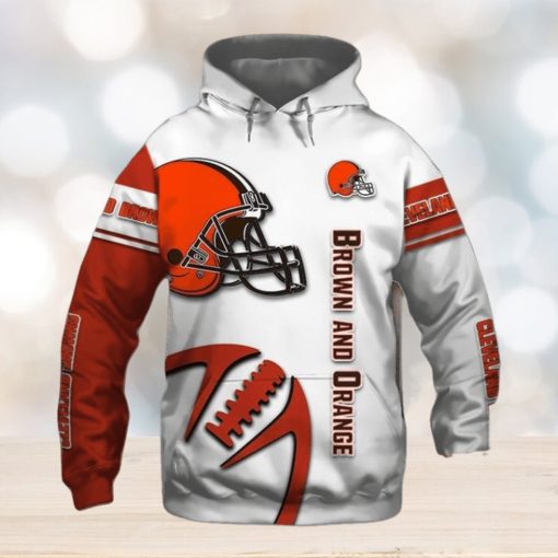 Best Cleveland Browns 3D Graphic Hoodies Cheap Pullover Hoodie