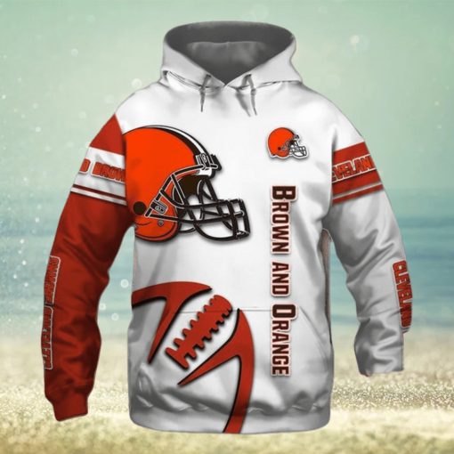 Best Cleveland Browns 3D Graphic Hoodies Cheap Pullover Hoodie