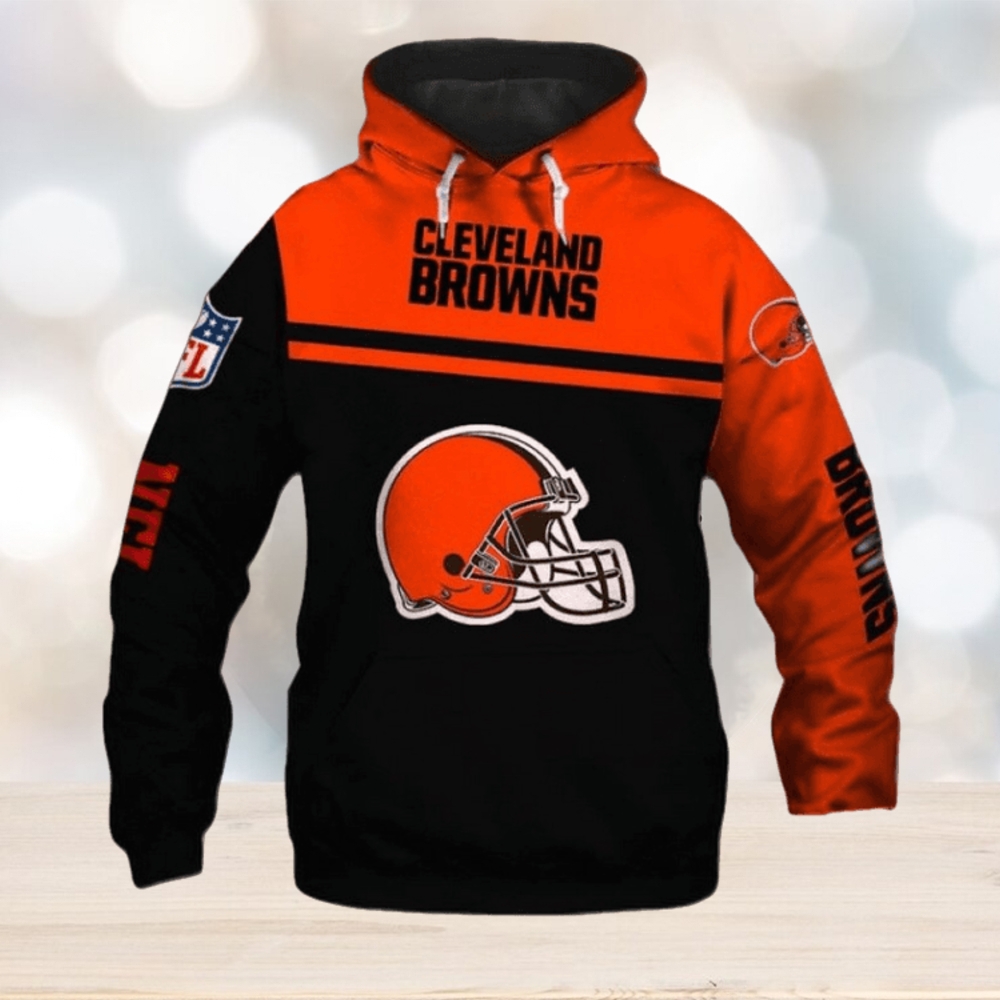 Best Cleveland Browns 3D Skull Zip Hoodie Best Cleveland Browns 3D Skull Zip Hoodie