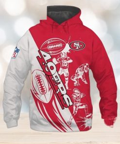 Best Hoodie For Men San Francisco 49ers Cartoon Player 3D Hoodie