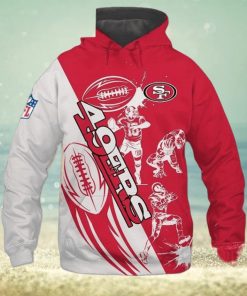 Best Hoodie For Men San Francisco 49ers Cartoon Player 3D Hoodie