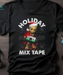 Best Marvel Guardians Of The Galaxy Groot Mix Tape Christmas T Shirts