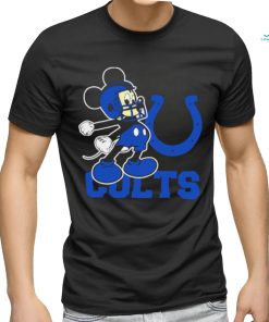 Best mickey Mouse cartoon NFL Indianapolis Colts football player helmet logo shirt