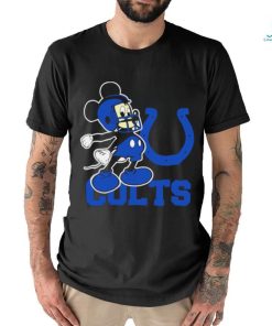 Best mickey Mouse cartoon NFL Indianapolis Colts football player helmet logo shirt