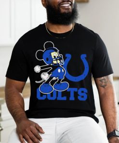 Best mickey Mouse cartoon NFL Indianapolis Colts football player helmet logo shirt