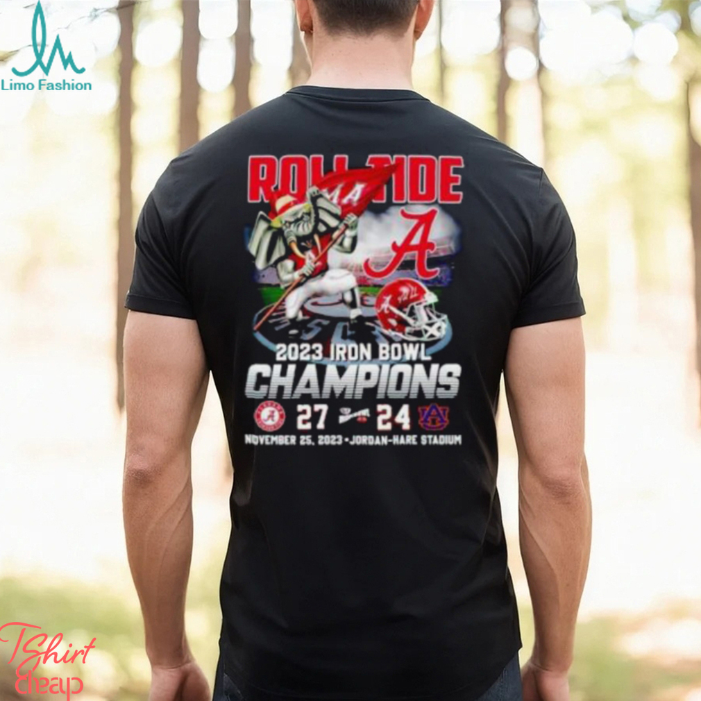 Big AI Roll Tide 2023 Iron Bowl Champions Alabama Crimson Tide 27 24 Auburn T Shirt Big AI Roll Tide 2023 Iron Bowl Champions Alabama Crimson Tide 27 24 Auburn T Shirt