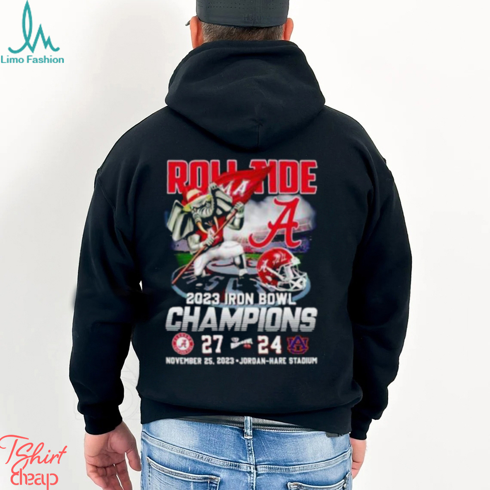 Big AI Roll Tide 2023 Iron Bowl Champions Alabama Crimson Tide 27 24 Auburn T Shirt Big AI Roll Tide 2023 Iron Bowl Champions Alabama Crimson Tide 27 24 Auburn T Shirt