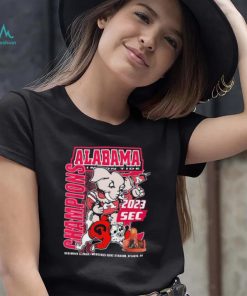 Big Al Mascot Alabama Crimson Tide 2023 SEC Champions Shirt