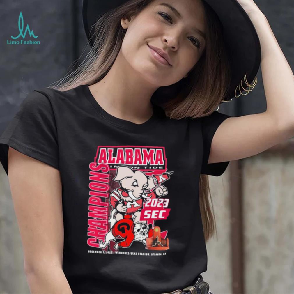 Big Al Mascot Alabama Crimson Tide 2023 SEC Champions Shirt Big Al Mascot Alabama Crimson Tide 2023 SEC Champions Shirt