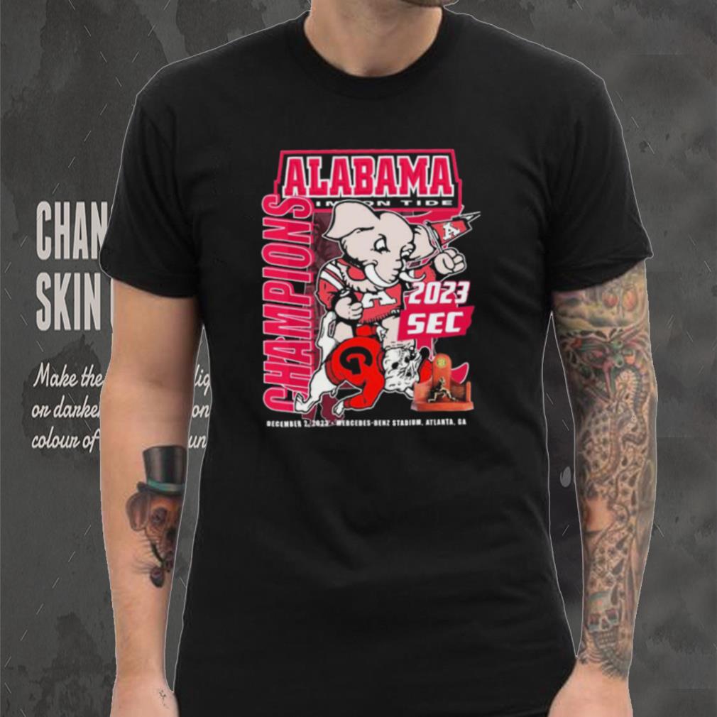 Big Al Mascot Alabama Crimson Tide 2023 SEC Champions Shirt Big Al Mascot Alabama Crimson Tide 2023 SEC Champions Shirt