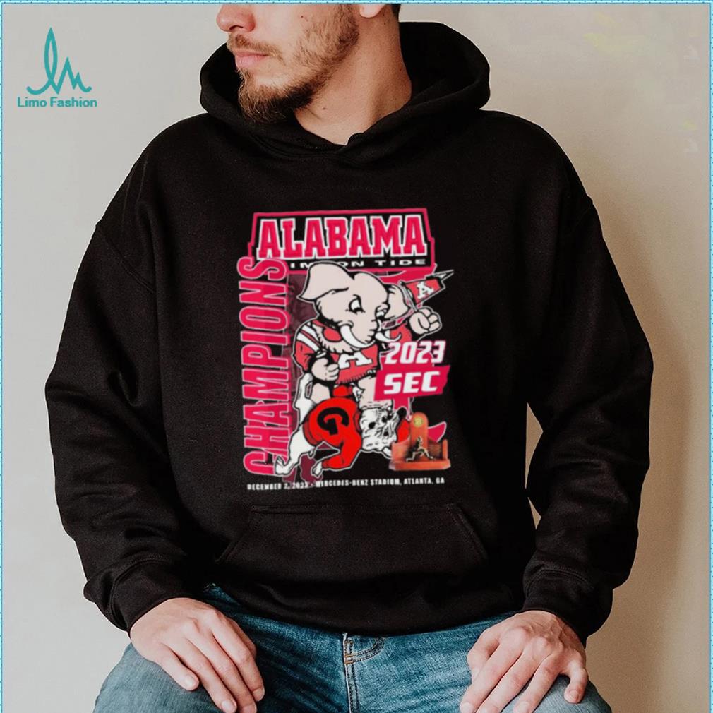 Big Al Mascot Alabama Crimson Tide 2023 SEC Champions Shirt Big Al Mascot Alabama Crimson Tide 2023 SEC Champions Shirt