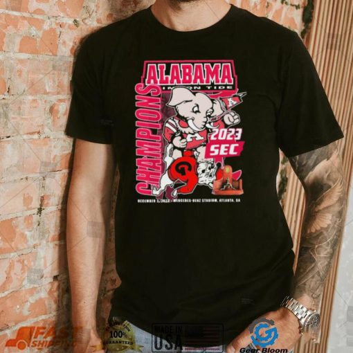 Big Al Mascot Alabama Crimson Tide 2023 SEC Champions Shirt
