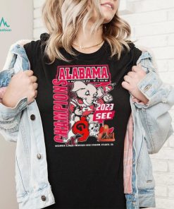 Big Al Mascot Alabama Crimson Tide 2023 SEC Champions Shirt