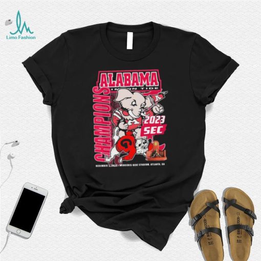 Big Al Mascot Alabama Crimson Tide 2023 SEC Champions Shirt