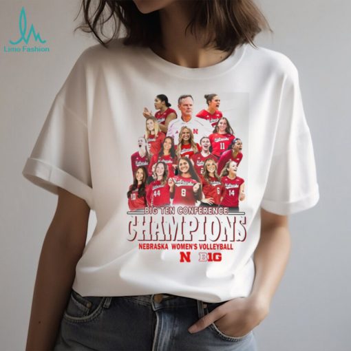 Big Ten Conference Champions Nebraska Women’s Volleyball 2023 T Shirt