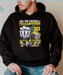 Big Ten Football Champions Michigan Wolverines 3 peat shirt