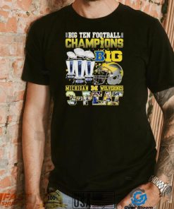 Big Ten Football Champions Michigan Wolverines 3 peat shirt
