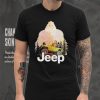 Baby Yoda Drive A Car Chicago Bears Football Flag Logo Shirt