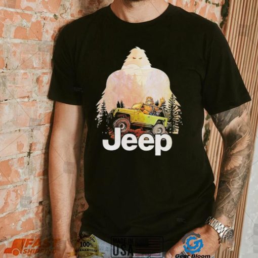 Bigfoot Car Jeep Shirt