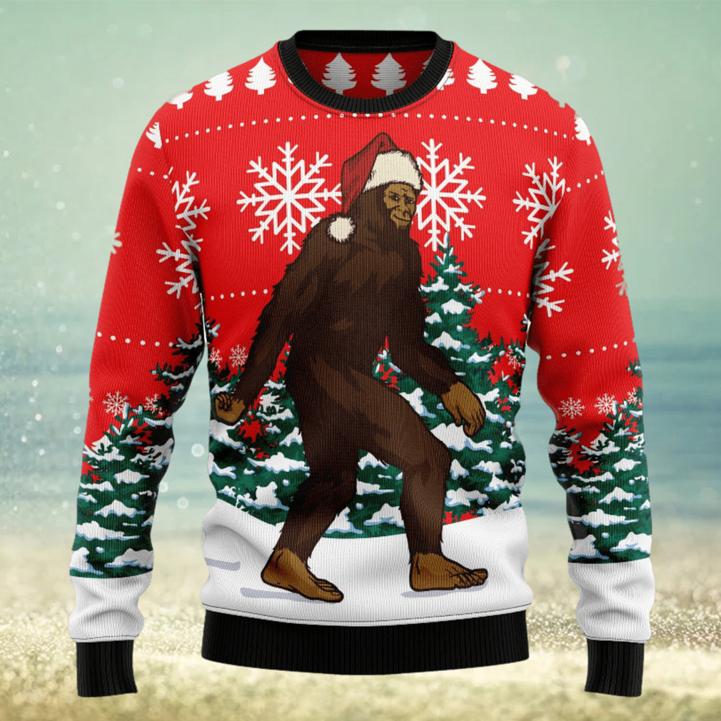 Sasquatch discount christmas sweater