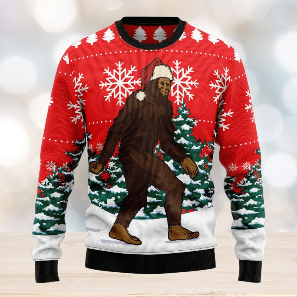 Bigfoot shop christmas sweater